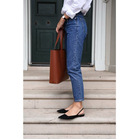 Everlane 90s Cheeky Straight Leg High Rise Jeans Medium Wash Size 27 - Picture 3 of 8